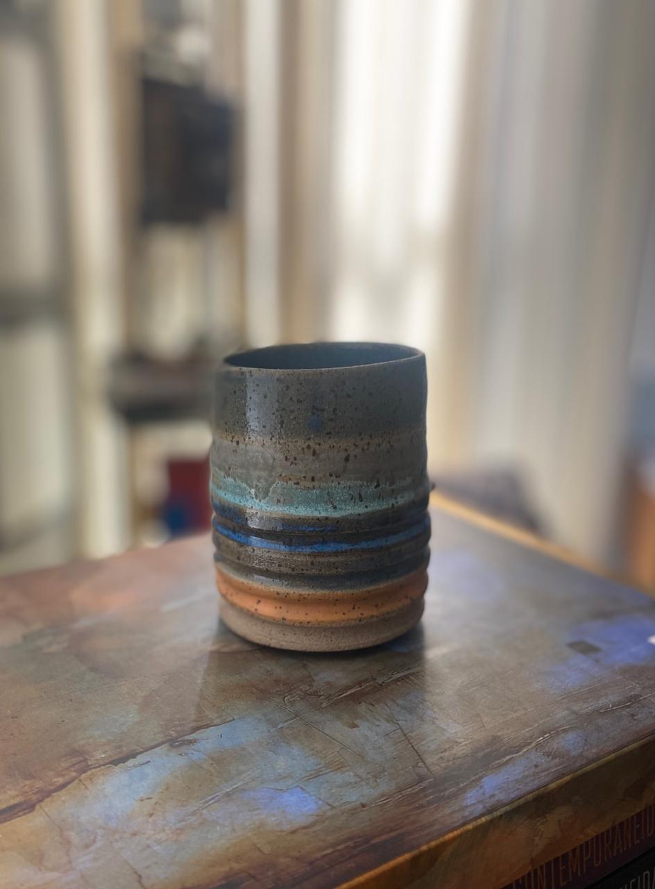 Cachepot em Cerâmica Colorido